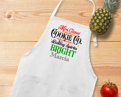 Mrs. Claus Cookie Co Apron