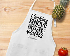 Cooking Is Love Made Visible Apron