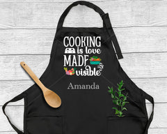 Cooking Is Love Made Visible Apron