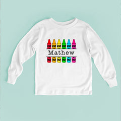 Crayons Baby Bodysuit