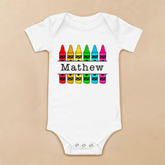 Crayons Baby Bodysuit