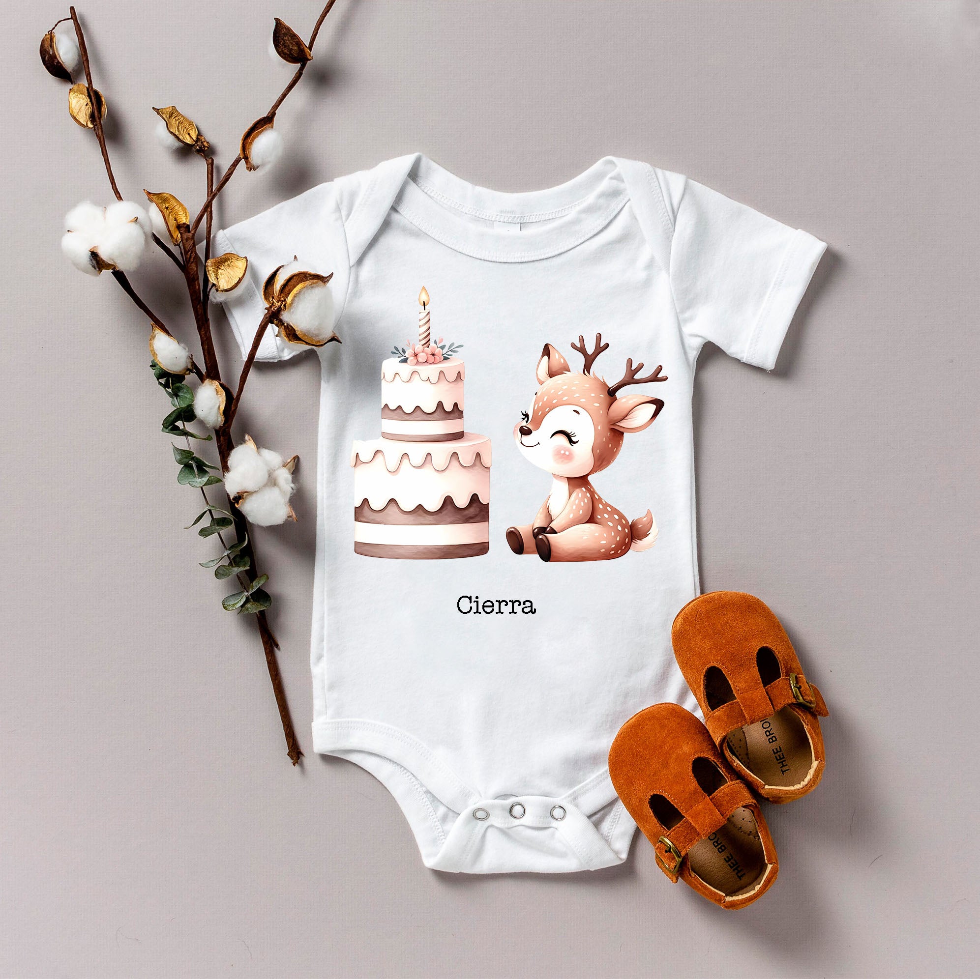 Cute Bambi Baby Bodysuit