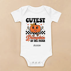 Cutest Pumpkin In The Patch Baby Bodysuit