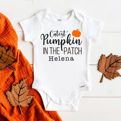 Cutest Pumpkin In The Patch Baby Bodysuit