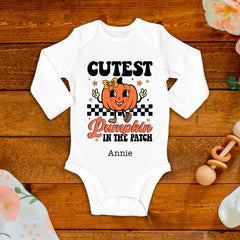 Cutest Pumpkin In The Patch Baby Bodysuit