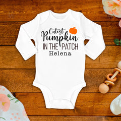 Cutest Pumpkin In The Patch Baby Bodysuit