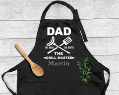 Dad The Grill Master Apron