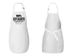 100% Dad's Barbecute Guaranted Apron