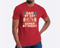 Dad By Day Gamer By Night T-shirt