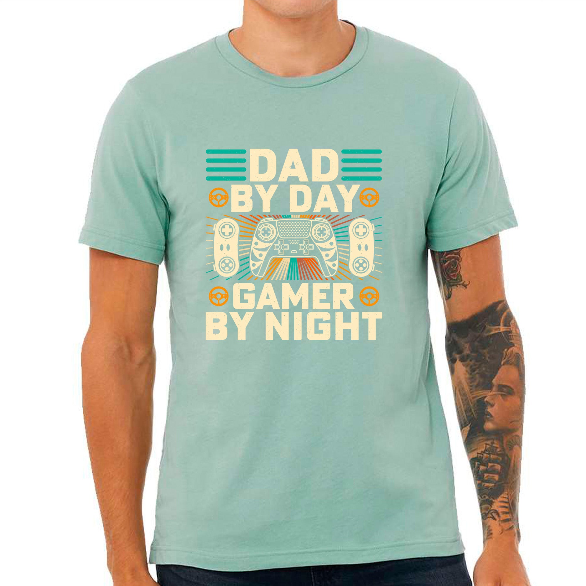 Dad By Day Gamer By Night T-shirt