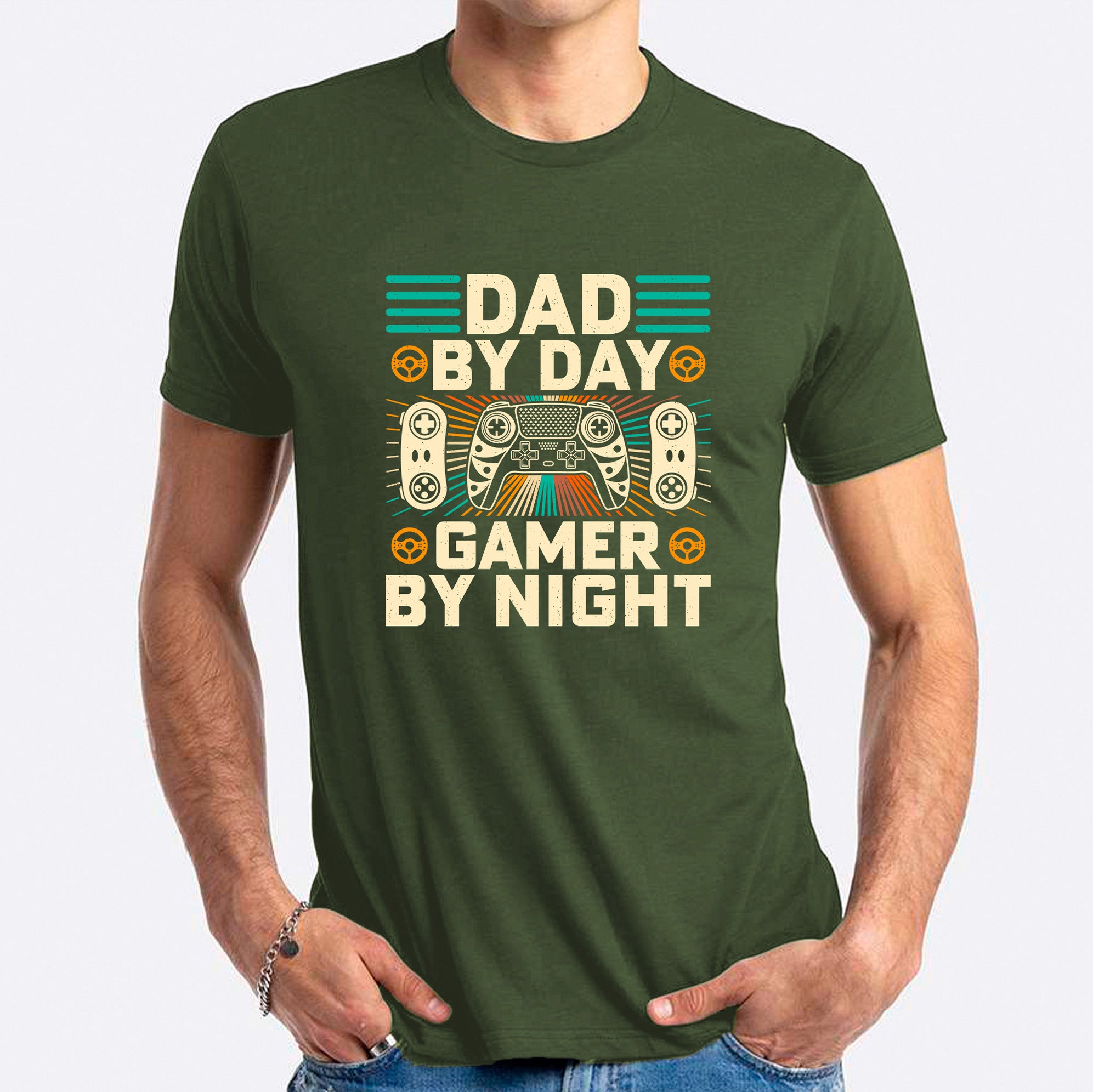 Dad By Day Gamer By Night T-shirt