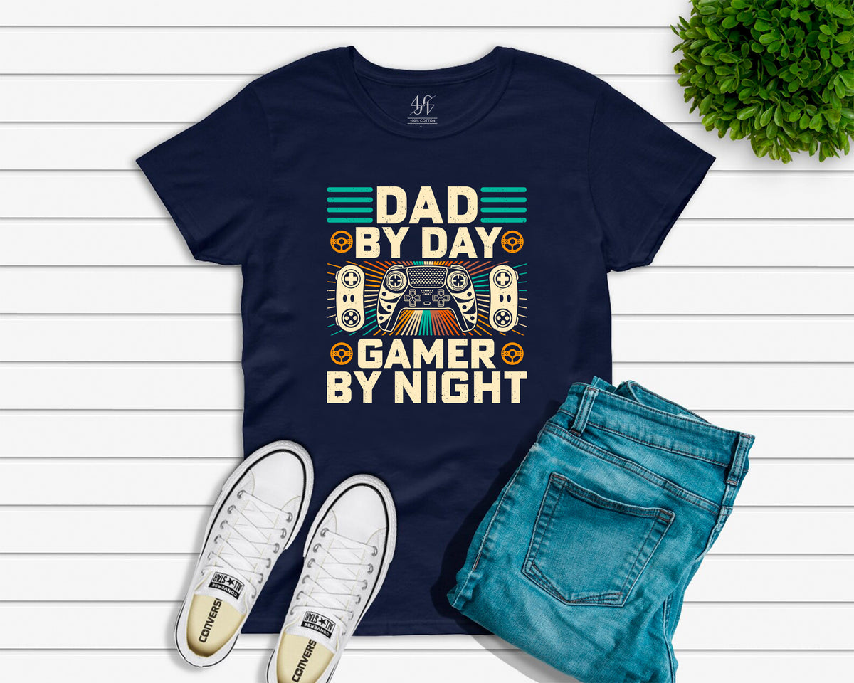 Dad By Day Gamer By Night T-shirt