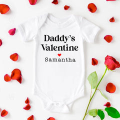 Daddy's Valentine Baby Bodysuit