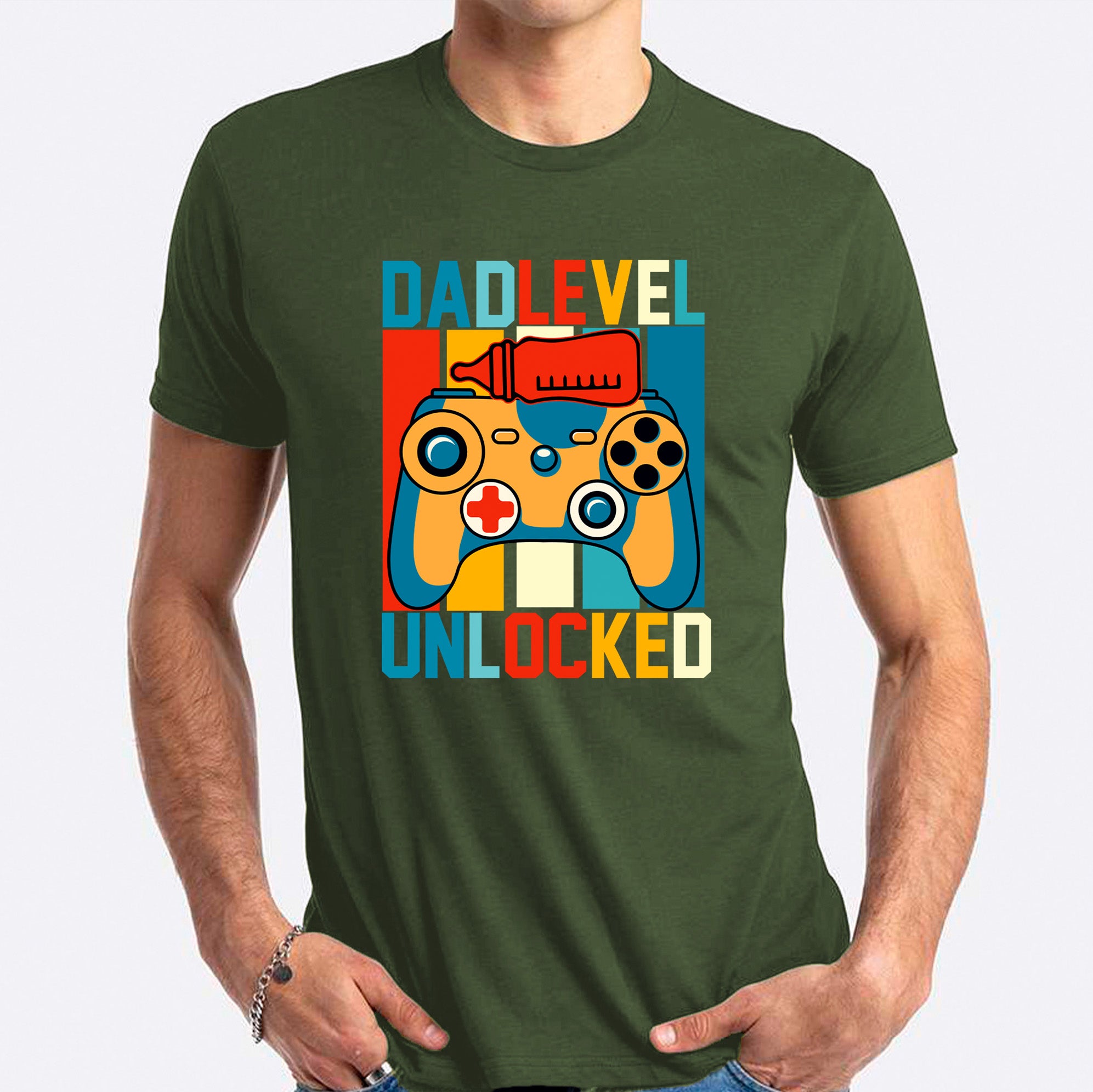Dad Level Unlocked T-shirt