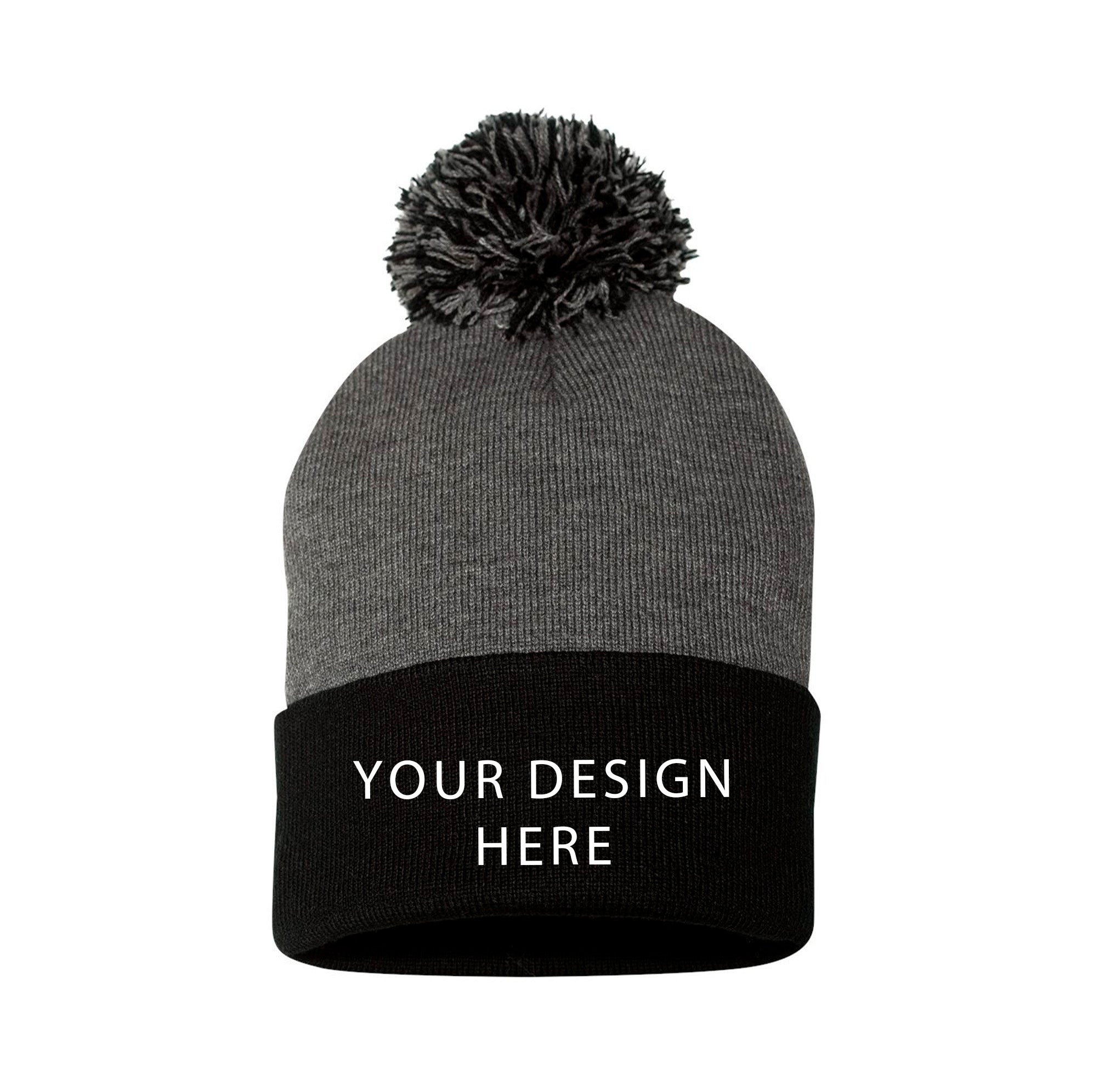 Sportsman - 12" Pom-Pom Cuffed Beanie