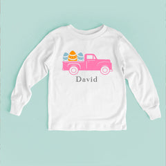 Easter Truck Baby Bodysuit