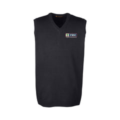 FBM - Harriton Men's Pilbloc™ V-Neck Sweater Vest - M415