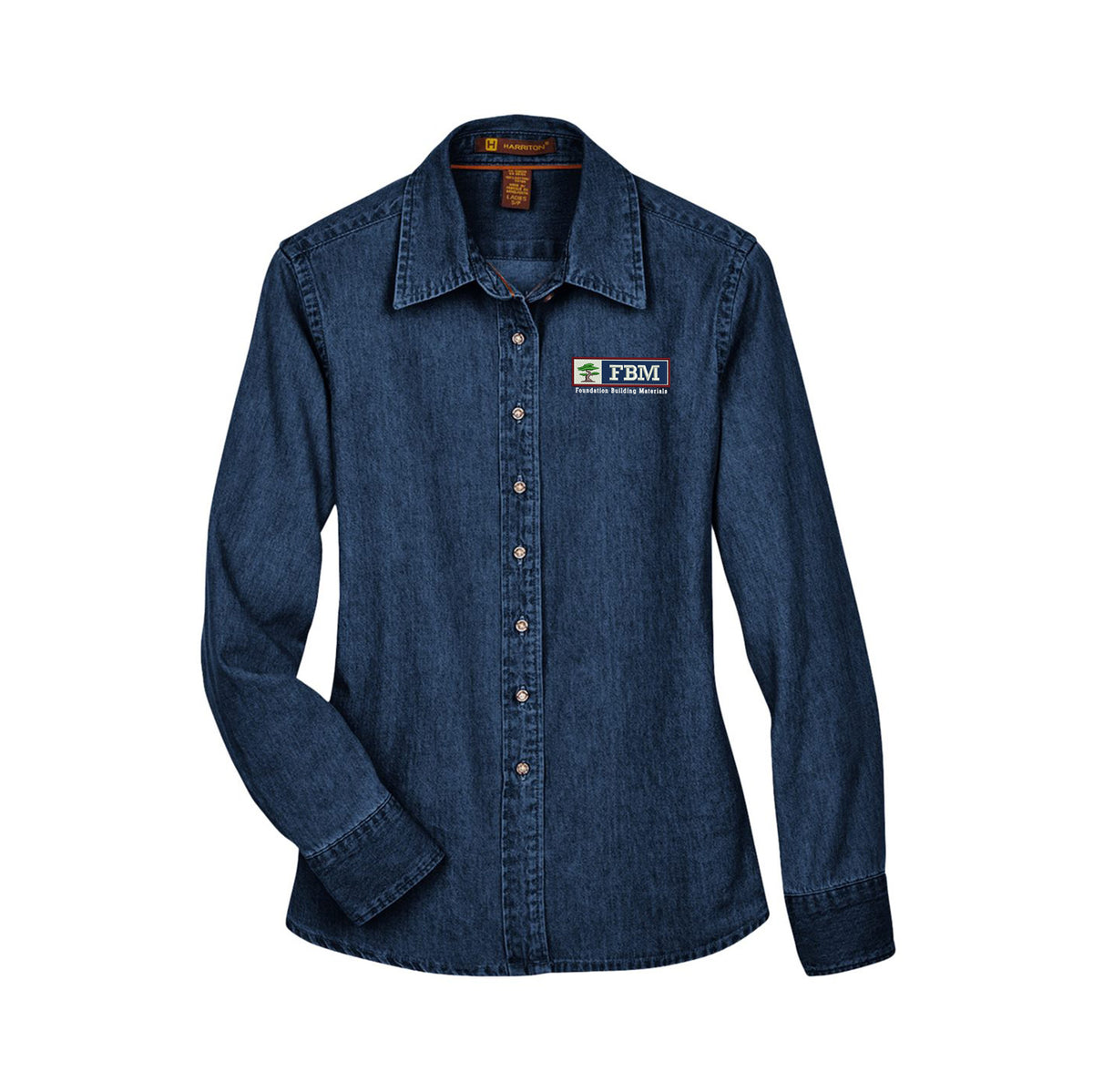 FBM - Harriton Women's Denim Shirt - M550W