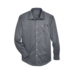 FBM - Devon & Jones Men's Crown Collection® Solid Stretch Twill Woven Dress Shirt - DG530
