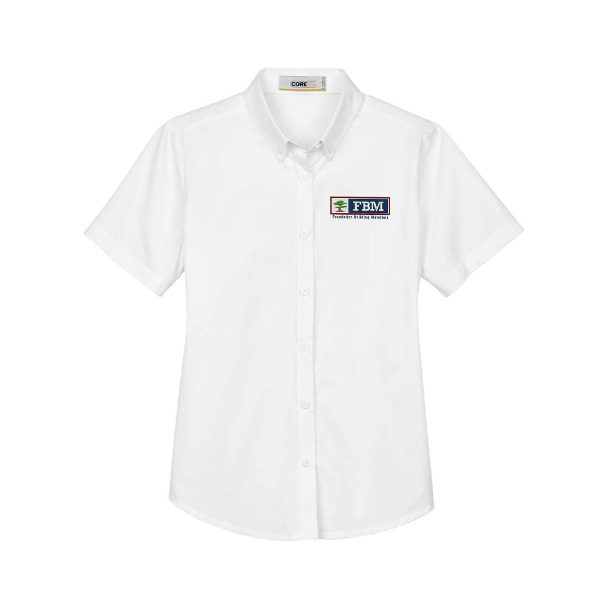 FBM - CORE365 Women's Optimum Short Sleeve Twill Shirt - 78194