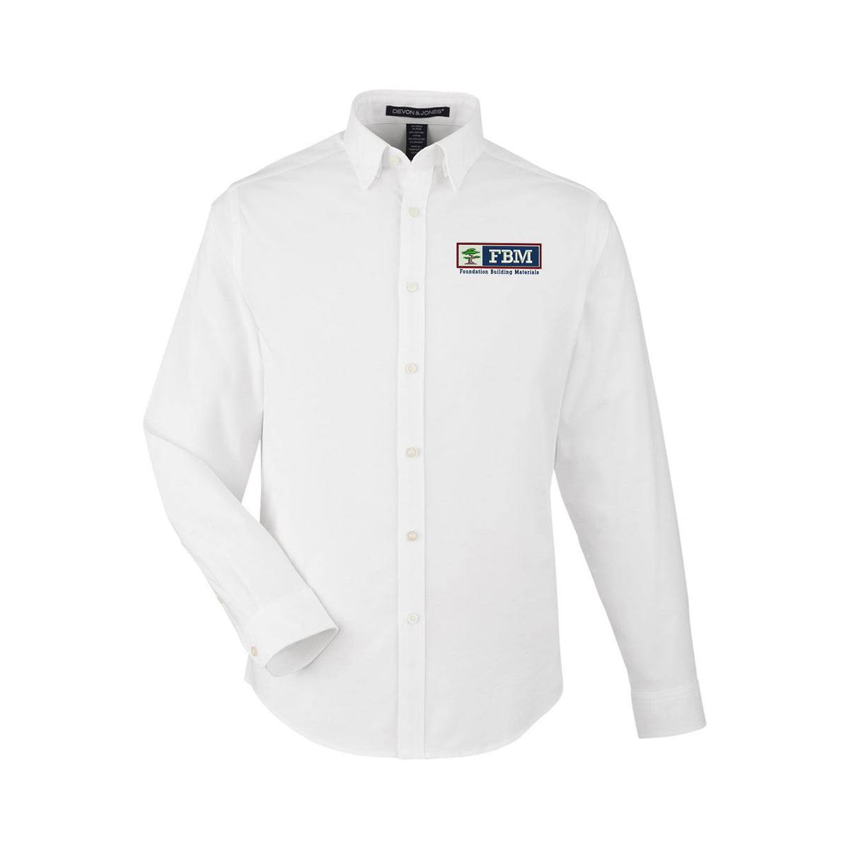 FBM - Devon & Jones Men's CrownLux Performance® Spencer Poplin Dress Shirt - DG505