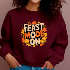 Feast Mode On Sweatshirt