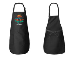 Embroidered First We Gobble Then We Wobble Apron