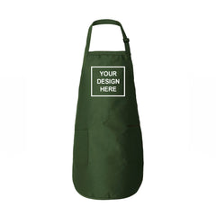 Q-Tees Full-Length Apron with Pockets - Q4350