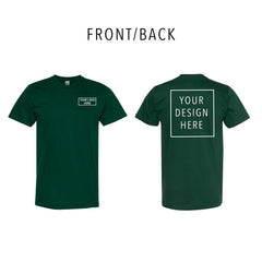 American Apparel - Fine Jersey Tee - Front/Back