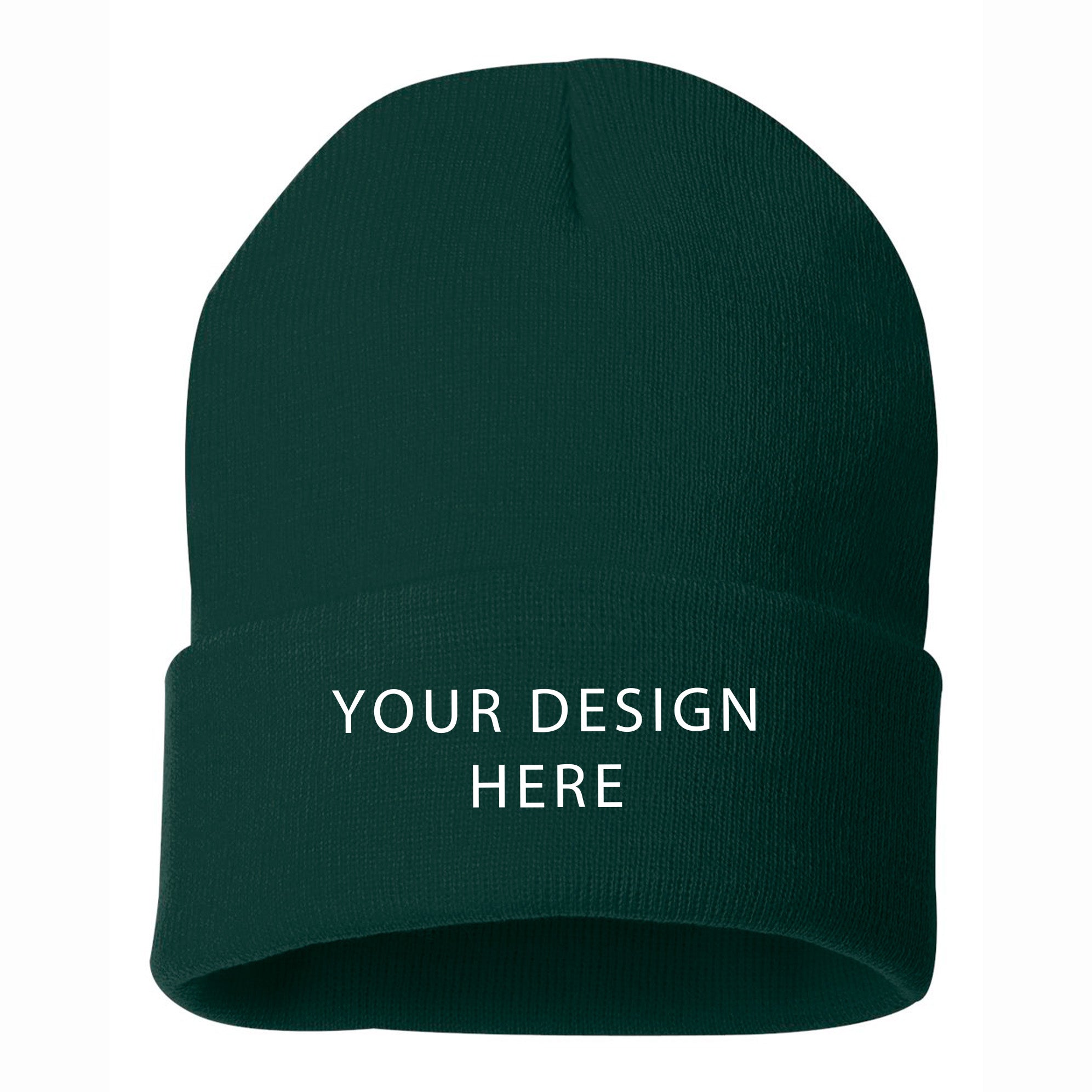 Sportsman - 12" Solid Cuffed Beanie