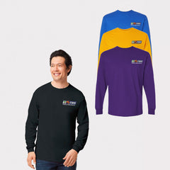Gildan - Ultra Cotton® Long Sleeve T-Shirt - (embroidery)