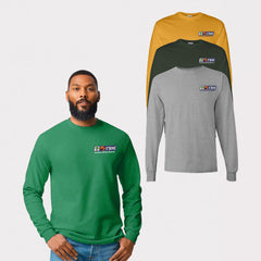 Gildan - Heavy Cotton™ Long Sleeve T-Shirt - (embroidery)