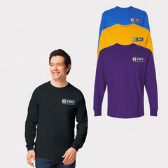 Gildan - Ultra Cotton® Long Sleeve T-Shirt - (embroidery)