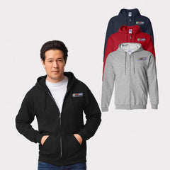 Gildan - Heavy Blend™ Full-Zip Hooded Sweatshirt - (embroidery)