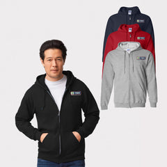 Gildan - Heavy Blend™ Full-Zip Hooded Sweatshirt - (embroidery)