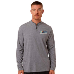 Adidas Men's Henley Long Sleeve T-Shirt - A597