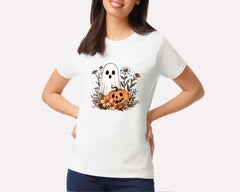 Ghost And Pumpkin T-shirt