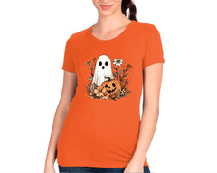 Ghost And Pumpkin T-shirt