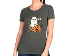 Ghost And Pumpkin T-shirt