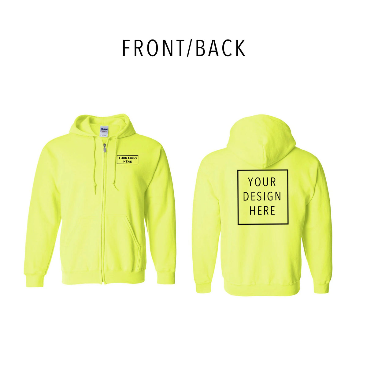 Gildan - Heavy Blend™ Full-Zip Hooded Sweatshirt - 18600