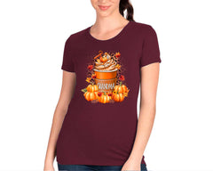 Grandma Pumpkin Spice Cup T-shirt