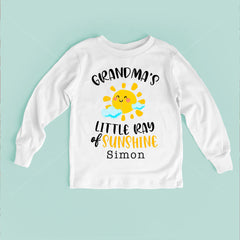 Grandma's Little Ray Of Sunshine Baby Bodysuit