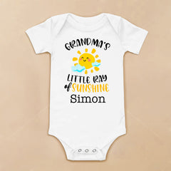 Grandma's Little Ray Of Sunshine Baby Bodysuit