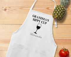 Grandma's Sippy Cup Apron