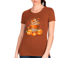 Grandma Pumpkin Spice Cup T-shirt