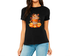 Grandma Pumpkin Spice Cup T-shirt