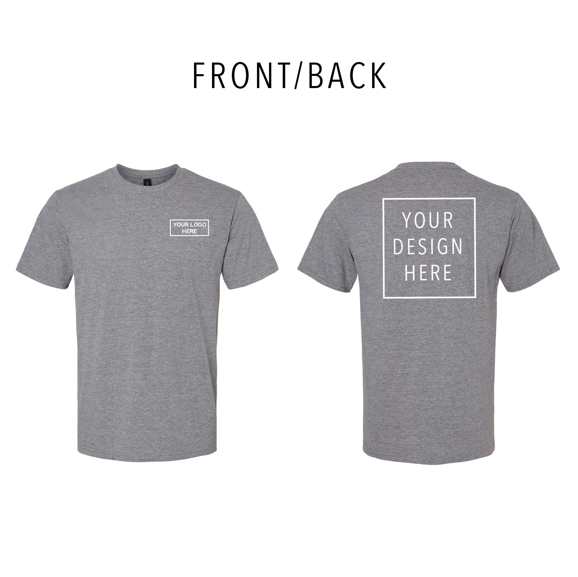 Gildan - Softstyle® Midweight T-Shirt - Front/Back