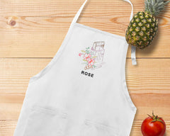 Embroidered Grater Apron