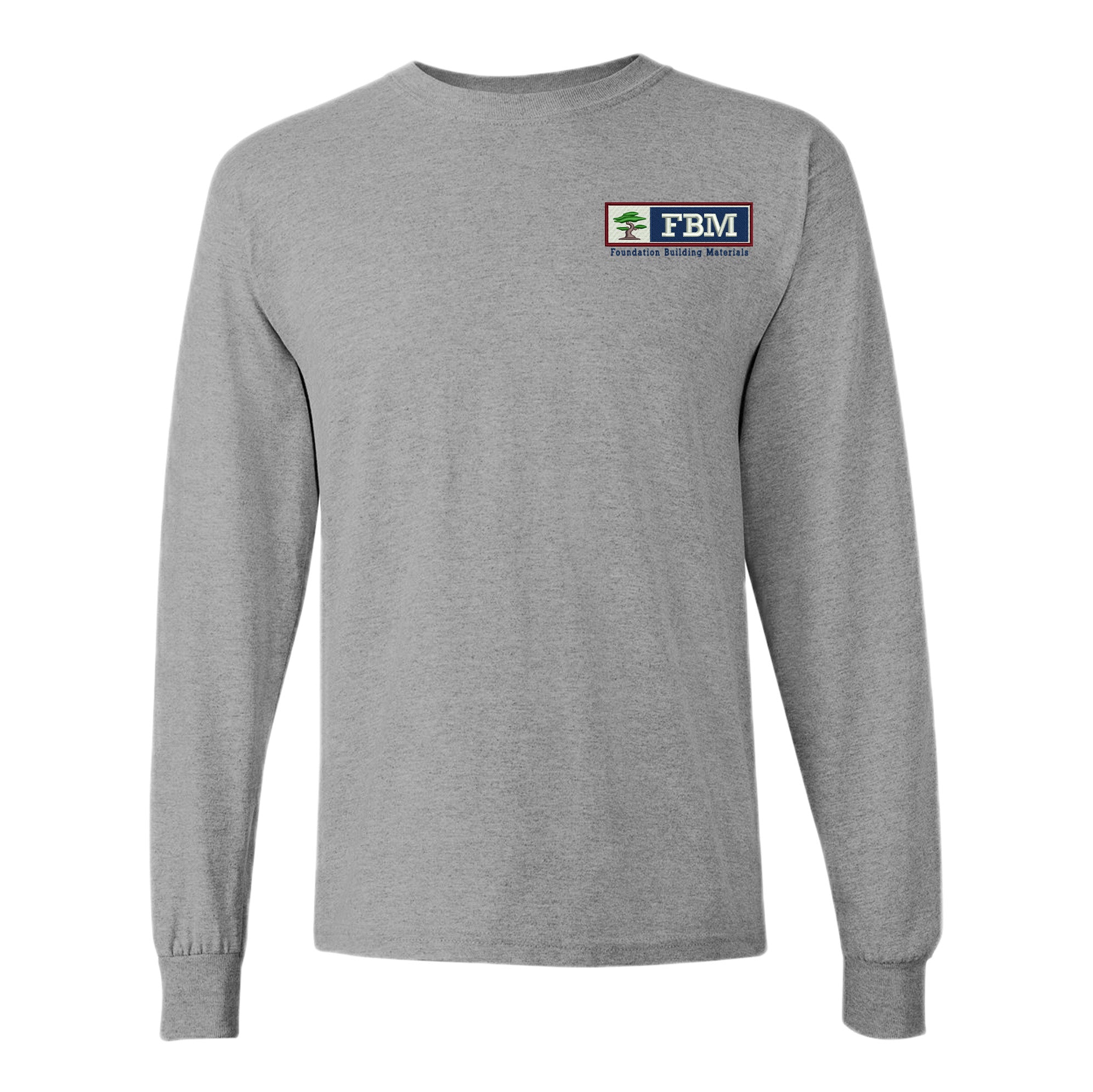 Gildan - Heavy Cotton™ Long Sleeve T-Shirt - (embroidery)