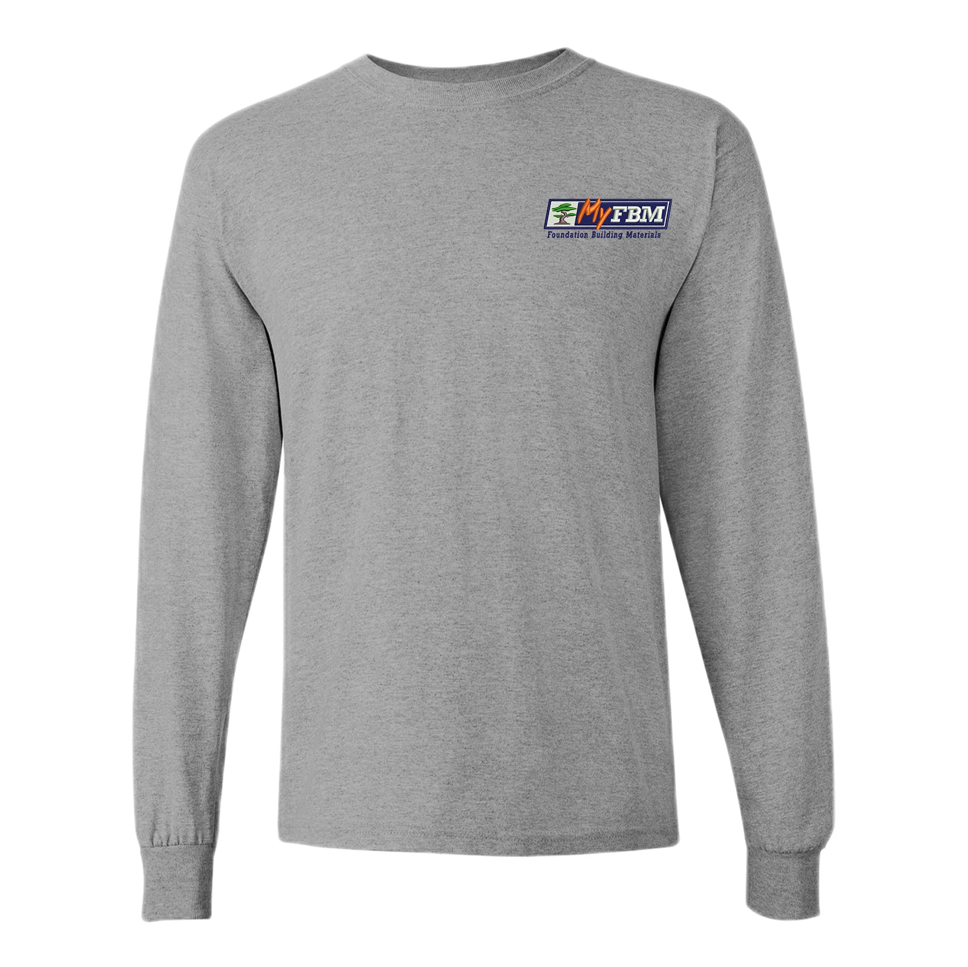 Gildan - Heavy Cotton™ Long Sleeve T-Shirt - (embroidery)